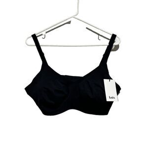 Knix Women's ‎ Bra Black 7 Solid Evolution Bra Adjustable Strap